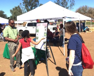 Longtime San Diego County entomologist David Kellum taught kids about good insects