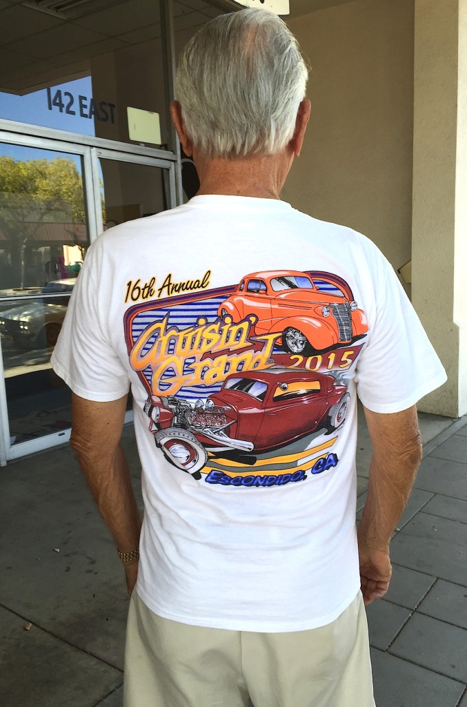 T-shirts salute the 16th Annual Cruisin' Grand. It we will be back better than ever in 2016, organizers say. 