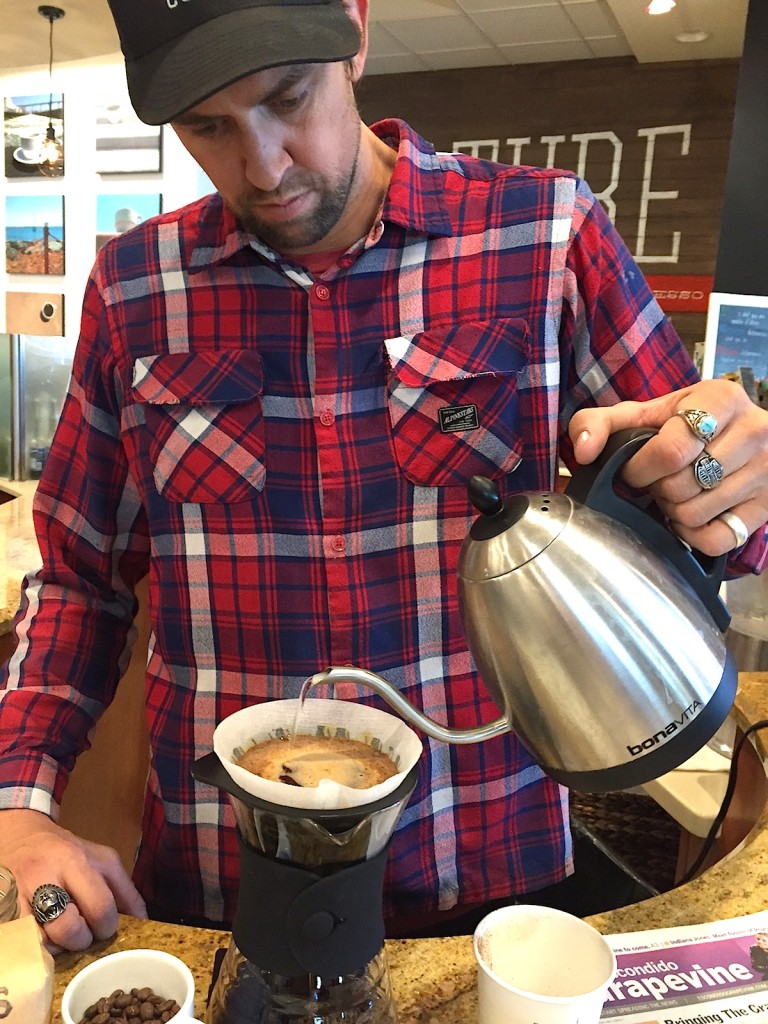 David Kennedy prepares some special brew at CULTURE.