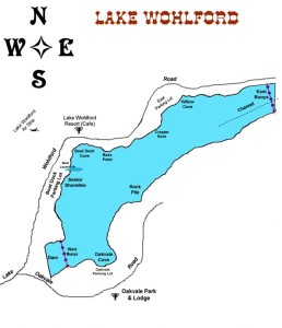 Lake Wohlford map