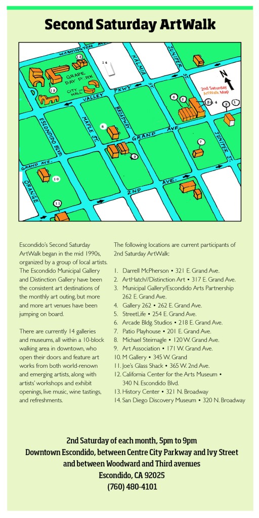 Art Walk map