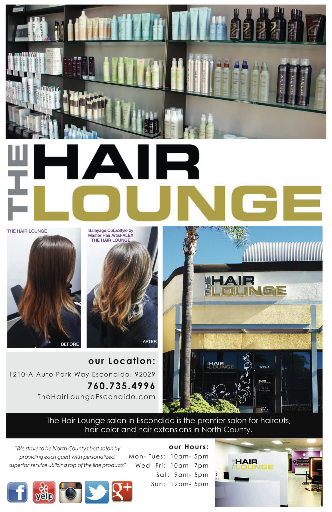 Hair lounge ad