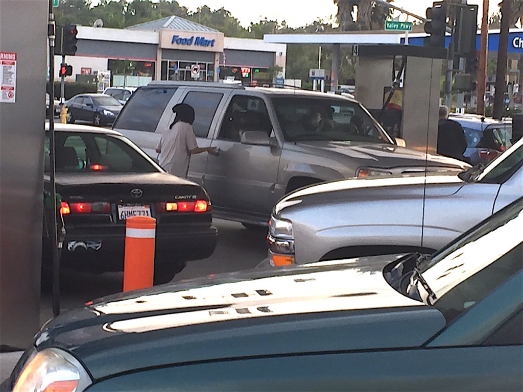 Business is booming at local gas stations.