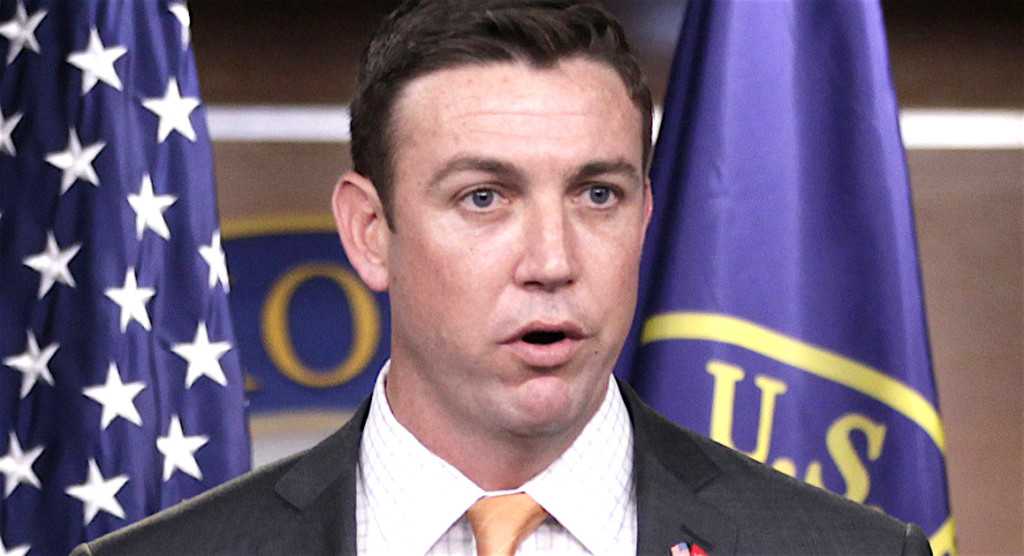 Escondido Congressman Duncan Hunter, one of only seven congressmen to endorse Donald Trump.