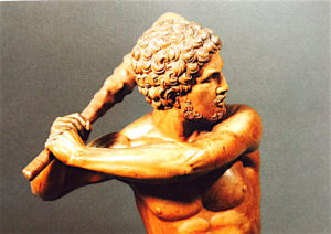 Statuette of Hercules, by Francesco da Sant’Agata, Italy, 1520.