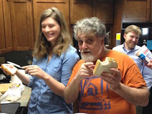 Celebrating fluffernutter sandwiches at Vermont Public Radio.